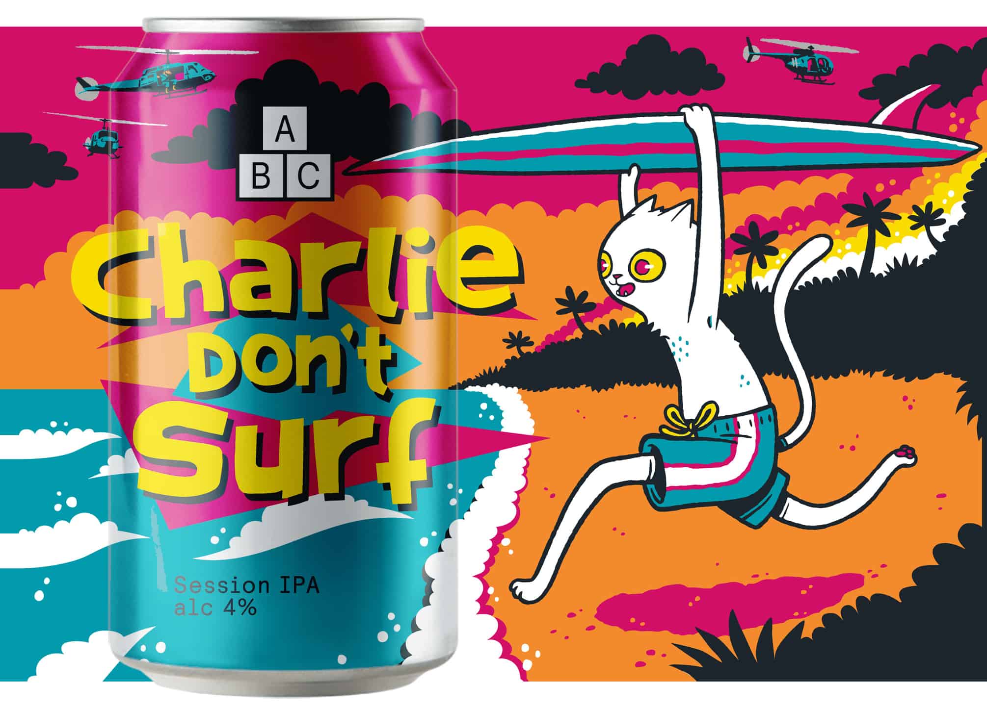 Alphabet Brewing Company Charlie Don't Surf
