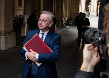 Chancellor of the Duchy of Lancaster Michael Gove arrives in Downing Street, London, following a Cabinet meeting at the Foreign and Commonwealth Office.