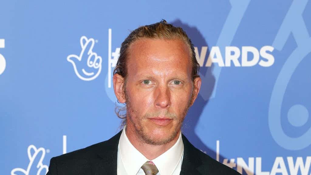 Laurence Fox says his son told him he needed his consent to kiss him goodnight