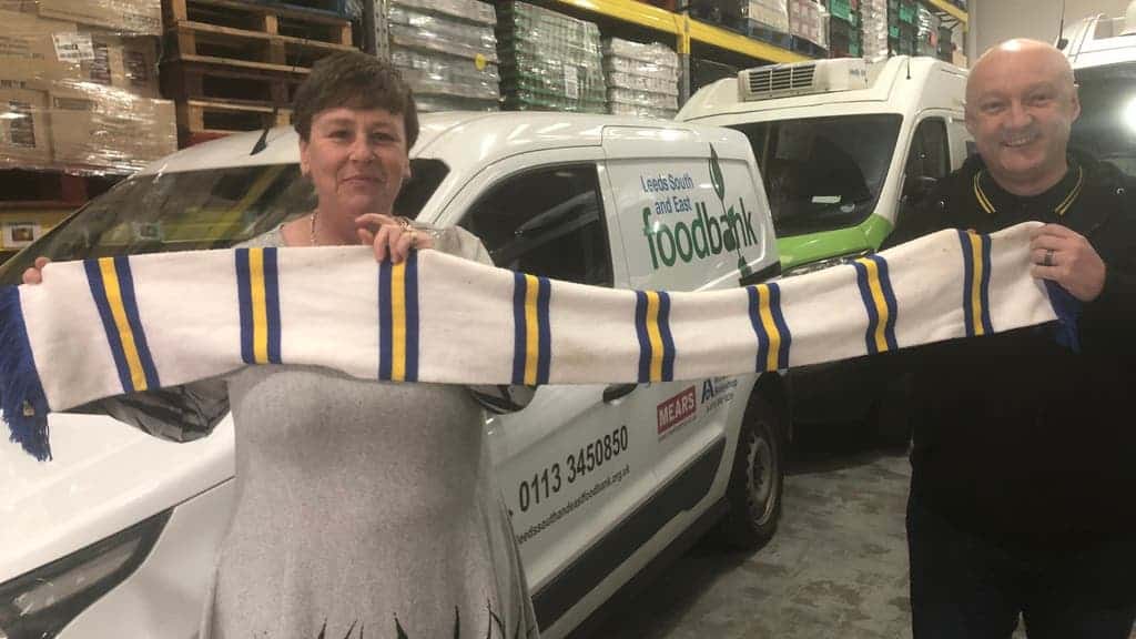 Leeds United fans raise £40,000 for food banks after boycotting Box Office clash with Villa