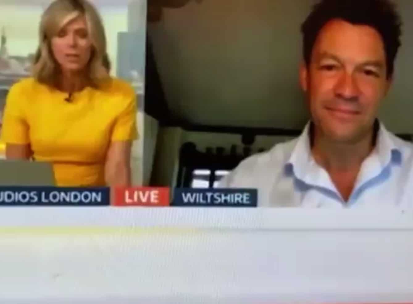 Actor Dominic West says he “jumped for joy” after hearing Trump diagnosis