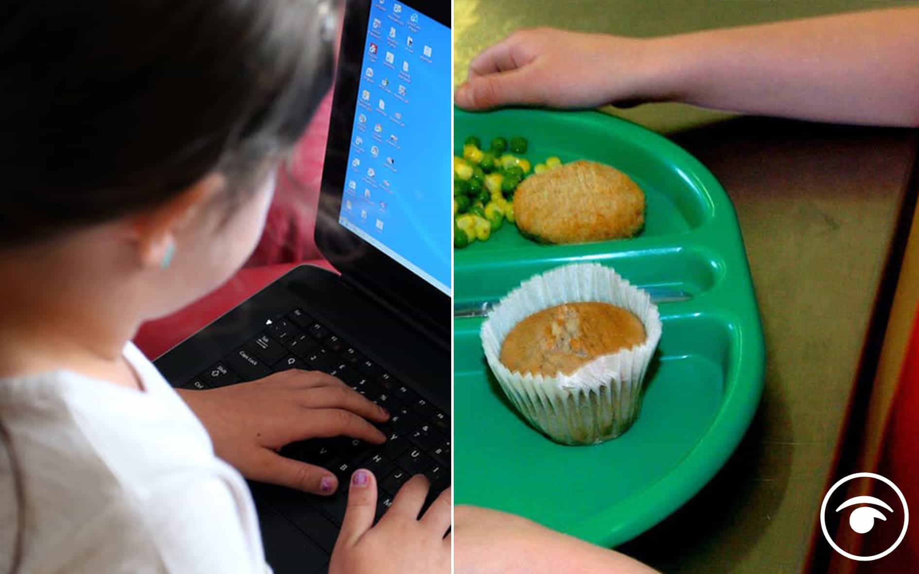 Headteachers told that laptop allocation would be slashed on same day as ‘nutritious food’ letter was sent