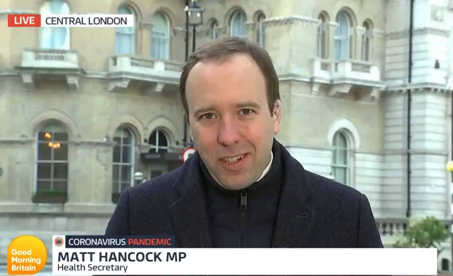 Matt Hancock clashes with Piers Morgan over MP pay increase