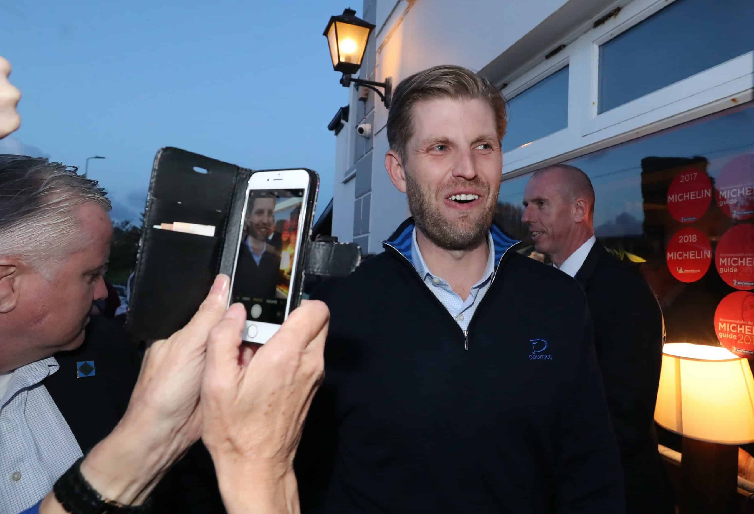 Eric Trump shares fake ‘ballot burning’ video as election protests continue