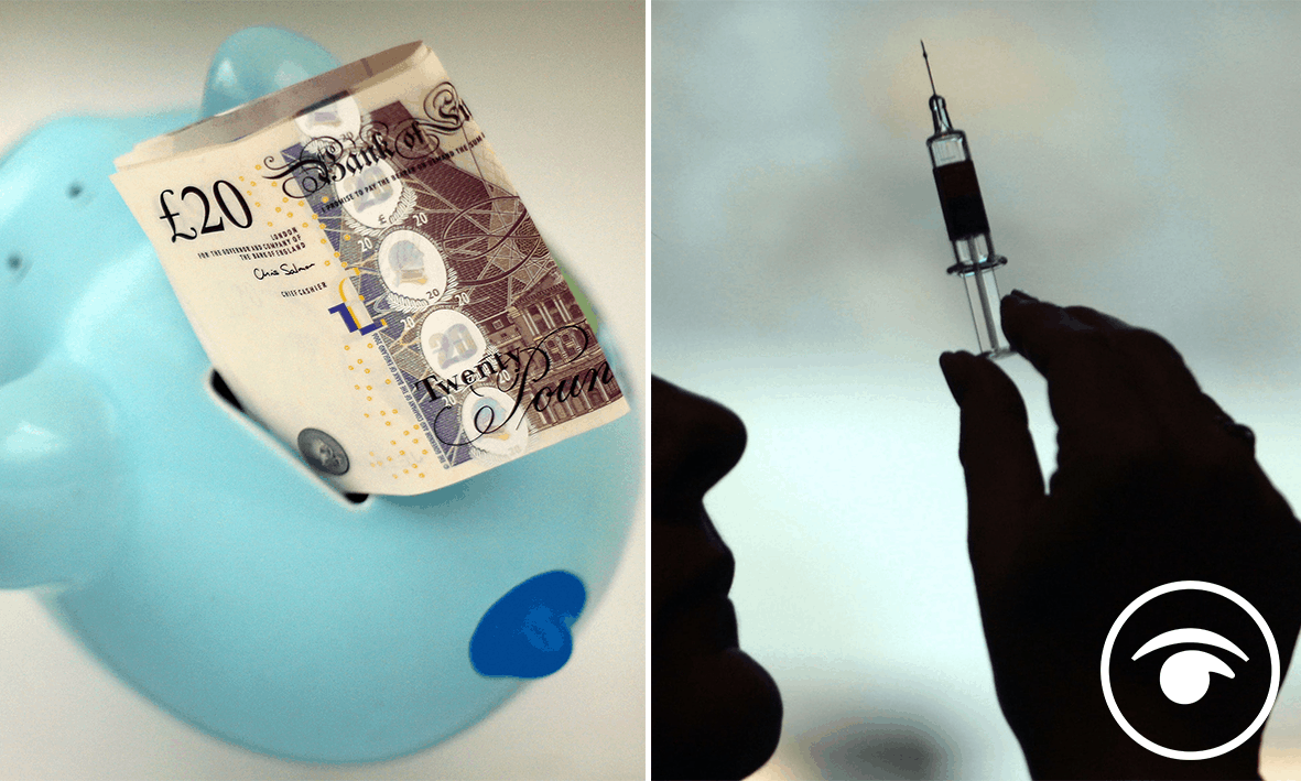 Venture capitalist and head of vaccine task force married to Tory minister accused of sharing plans with private firms