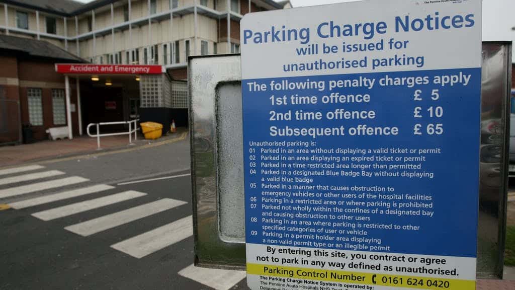 Hospital parking charges for NHS staff hiked by £90 a year
