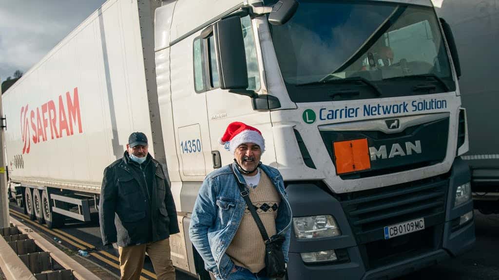 Charities handed out 8,400 meals to drivers stranded at border over Christmas