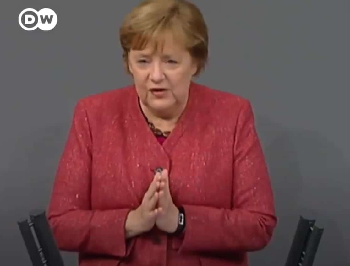 Merkel begs Germans to follow Covid restrictions, saying 590 deaths a day would be “unacceptable”