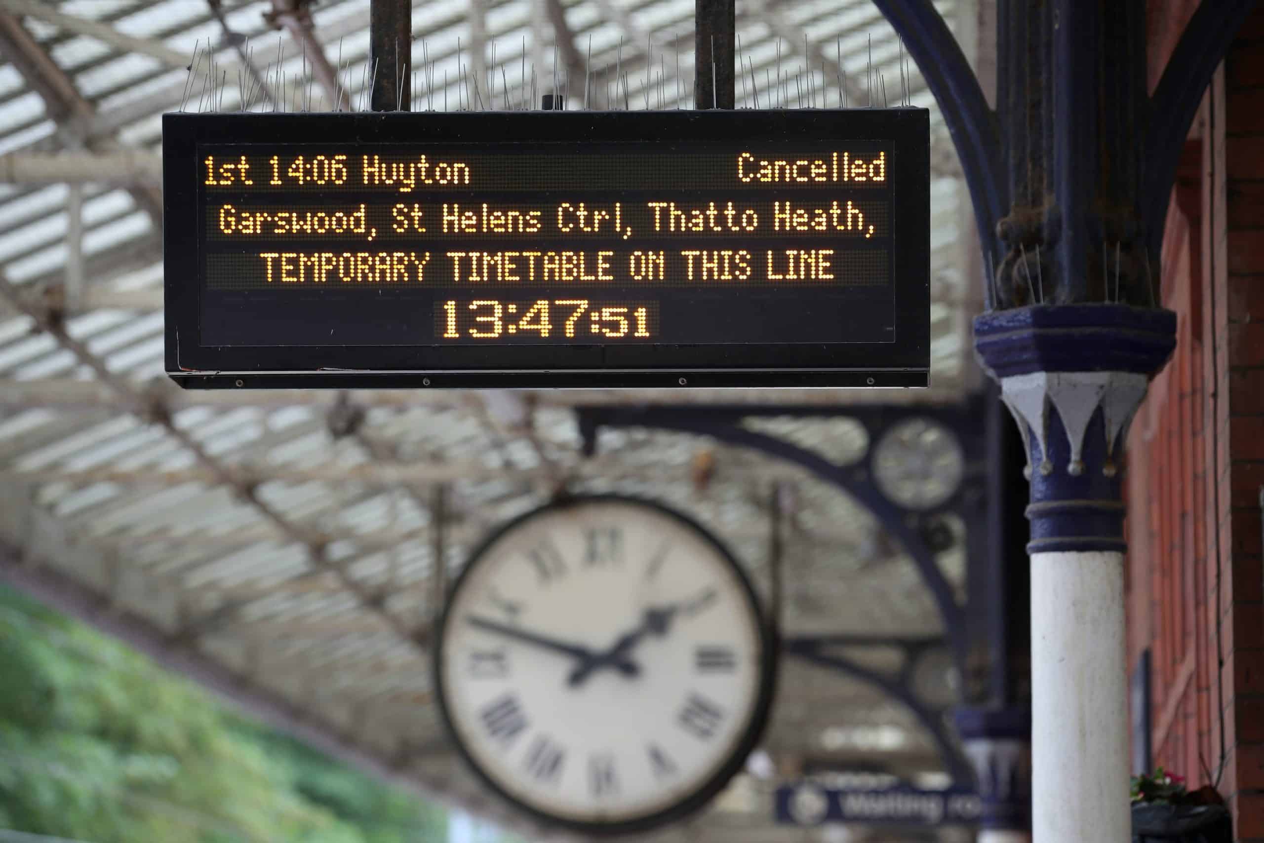 Quelle surprise! Train punctuality declines as passengers return