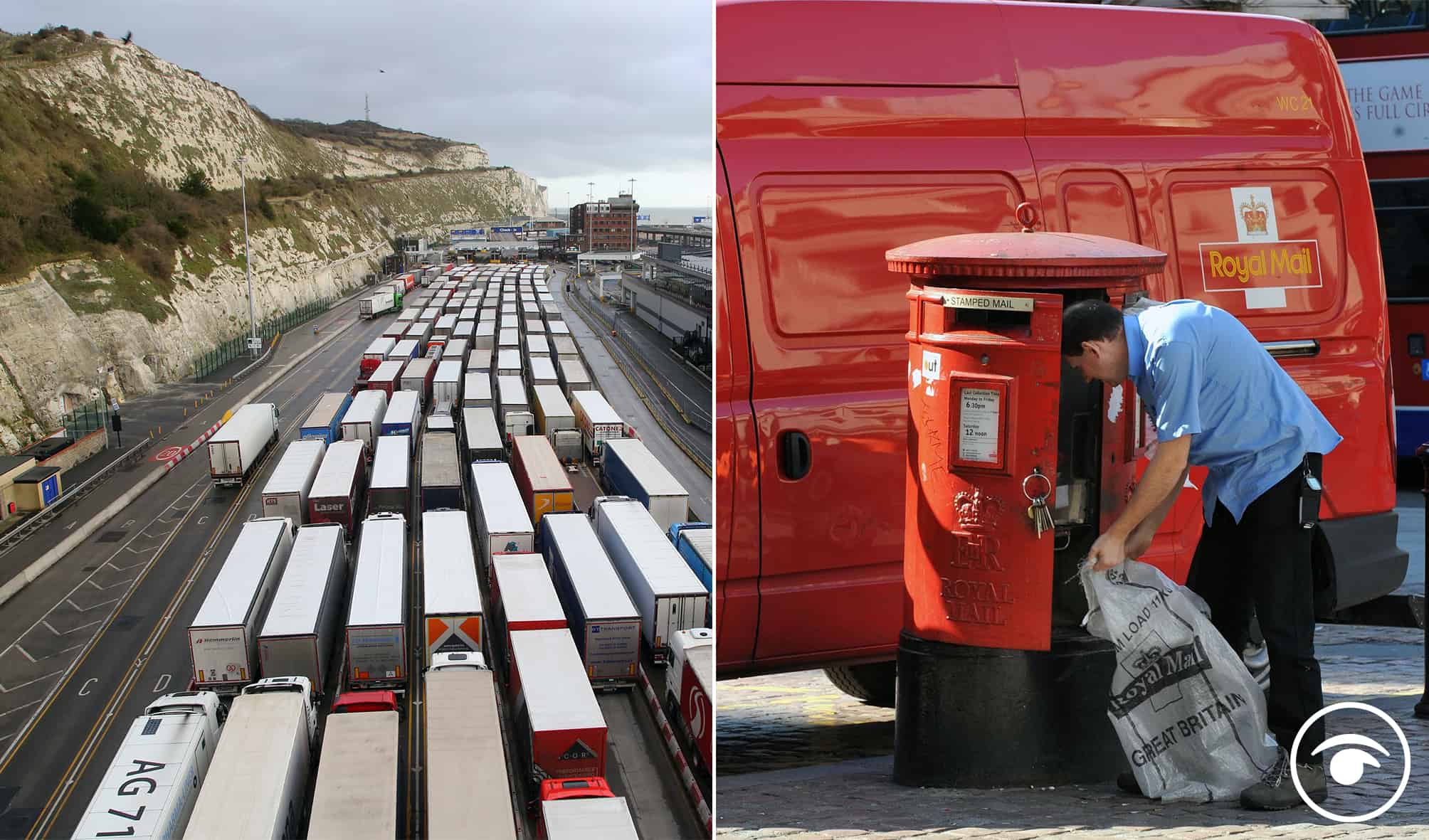 Royal Mail suspends deliveries to mainland Europe as retail chief warns border must reopen by Wednesday