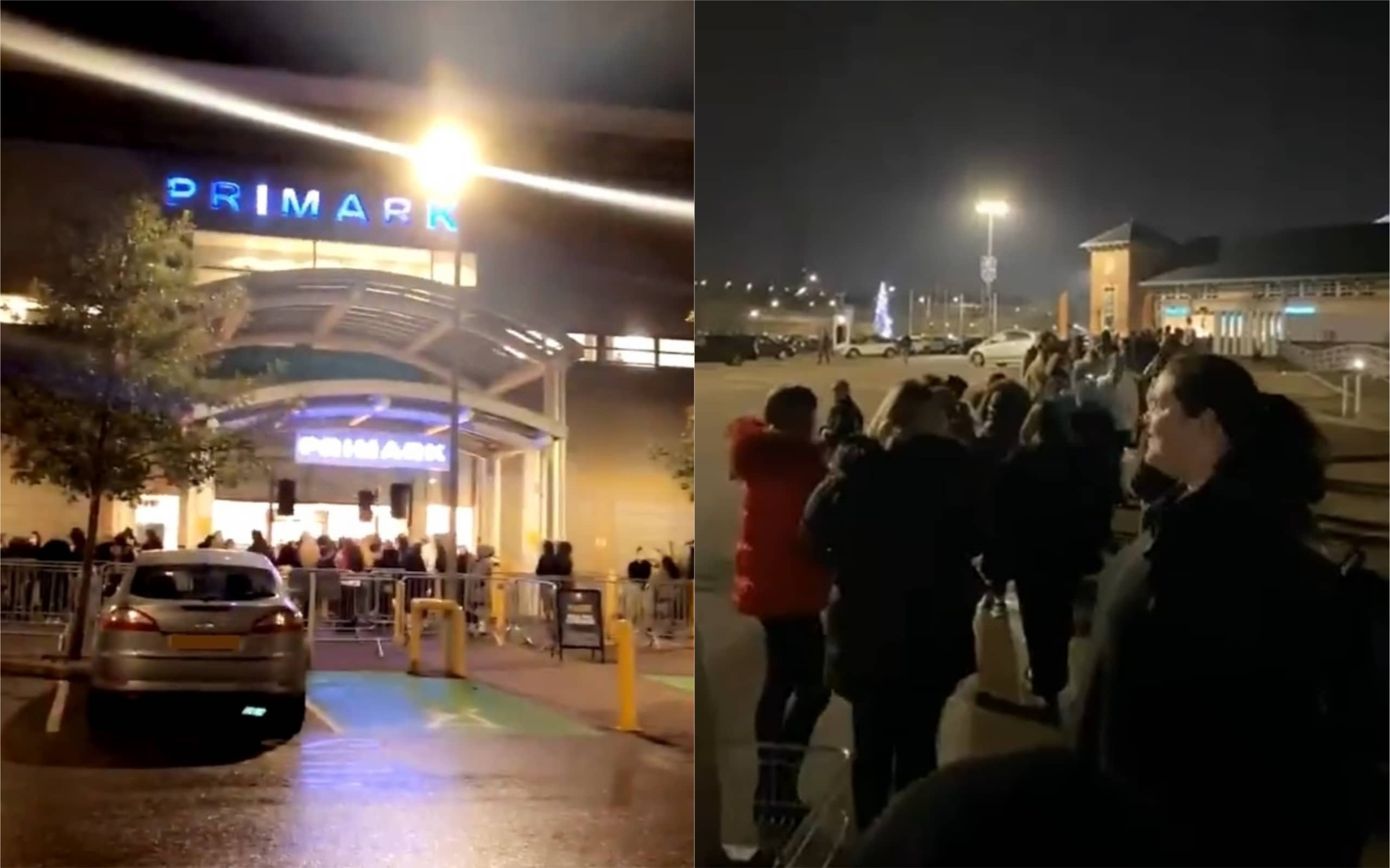 Watch – Midnight queues as Primark opens overnight at end of lockdown