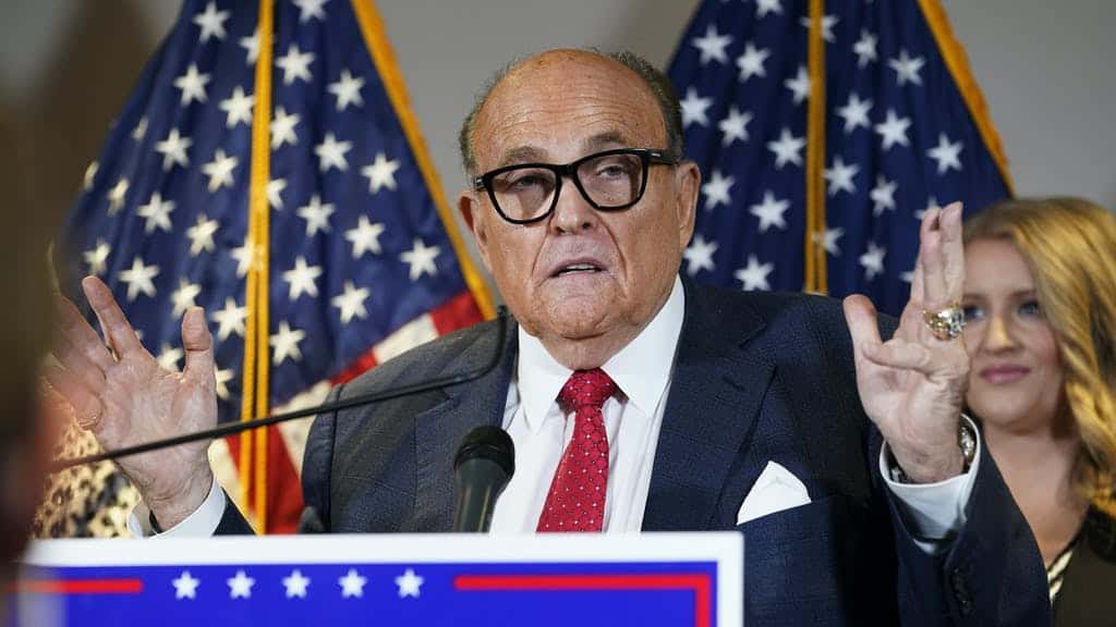 Rudy Giuliani in hospital after testing positive for coronavirus