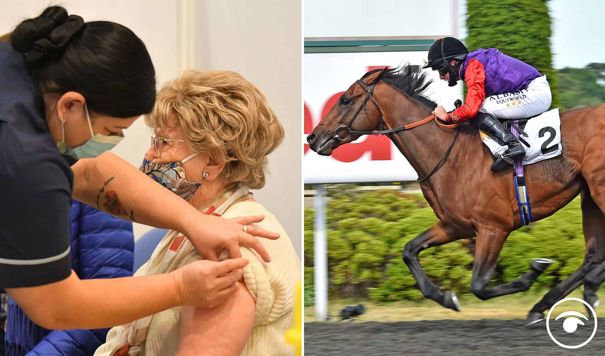 Racecourse vaccination centre to shut for day to allow horse racing to continue