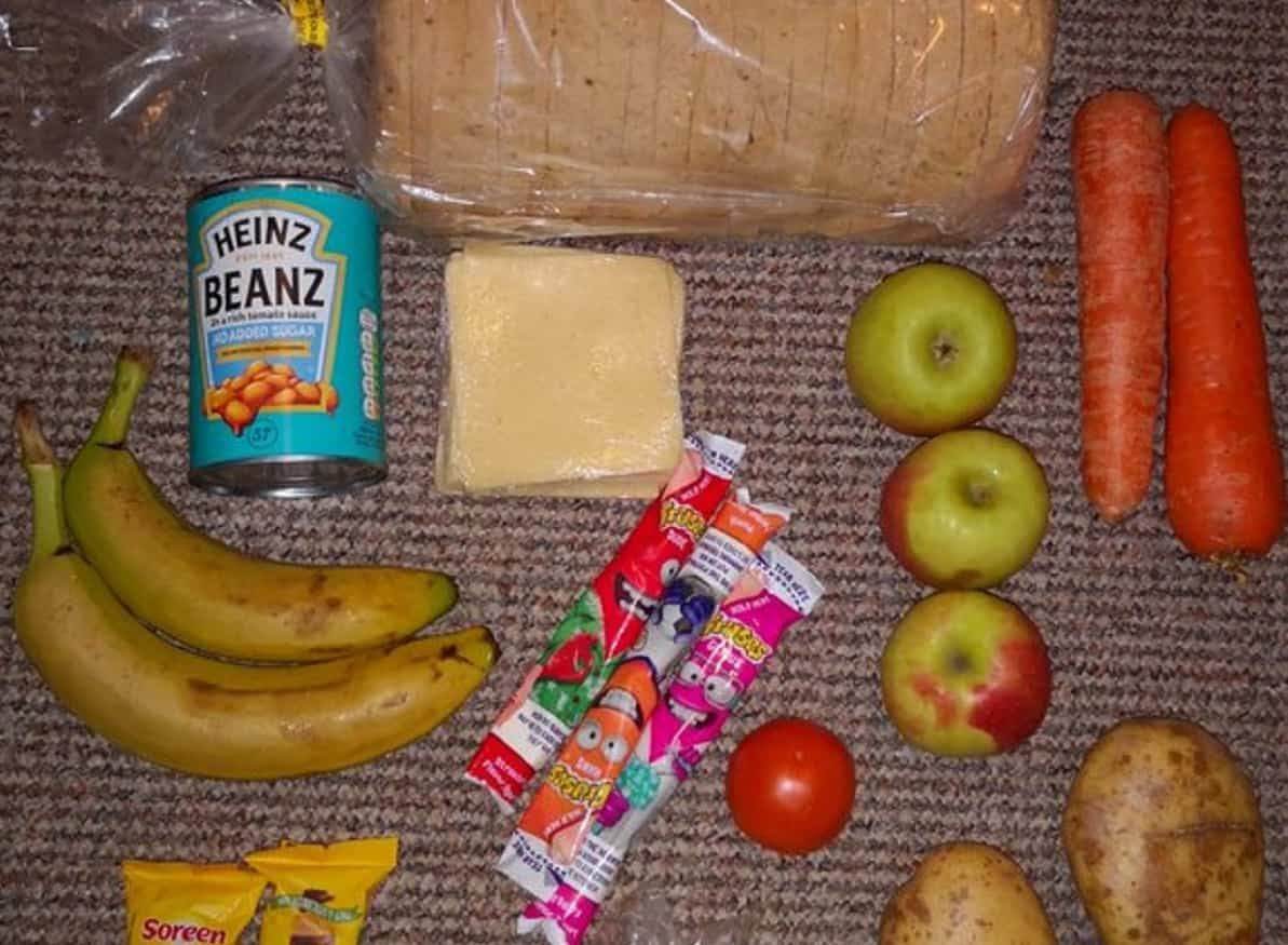 ‘Woefully inadequate’ free school meals revealed as families say lack of food makes home-learning hard