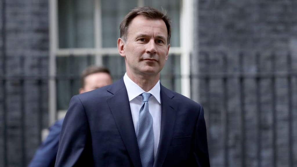 Jeremy Hunt appointed Chancellor