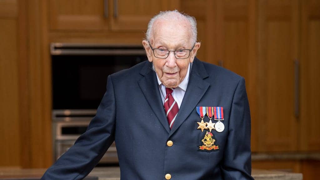 Captain Sir Tom Moore admitted to hospital with Covid-19