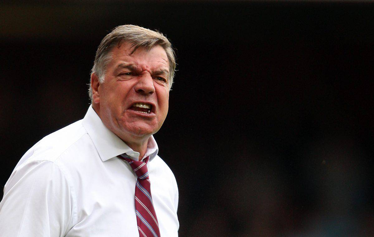 West Ham United Manager Sam Allardyce on the touchline during the Barclays Premier League match at Upton Park, London.