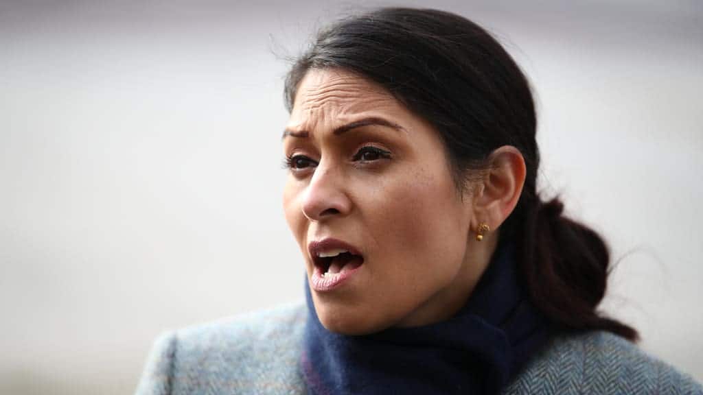 Priti Patel: England fans have right to boo players for taking the knee