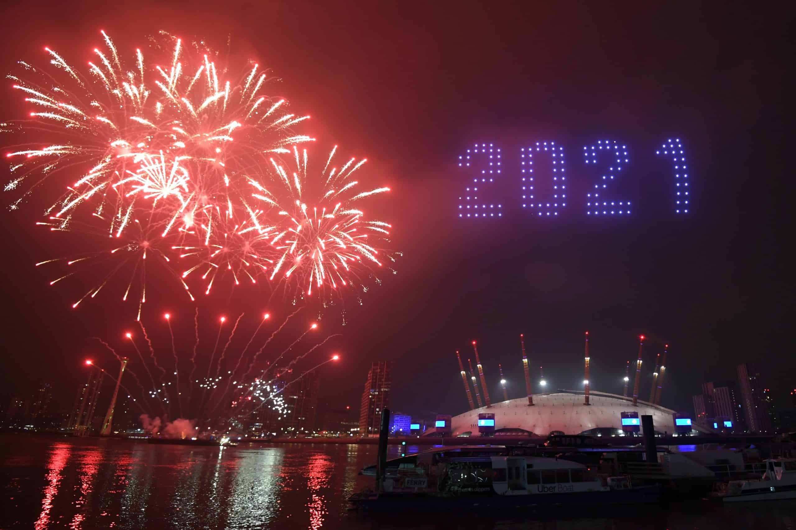 Sadiq Khan accused of ‘politicising fireworks’ after stunning NYE light show