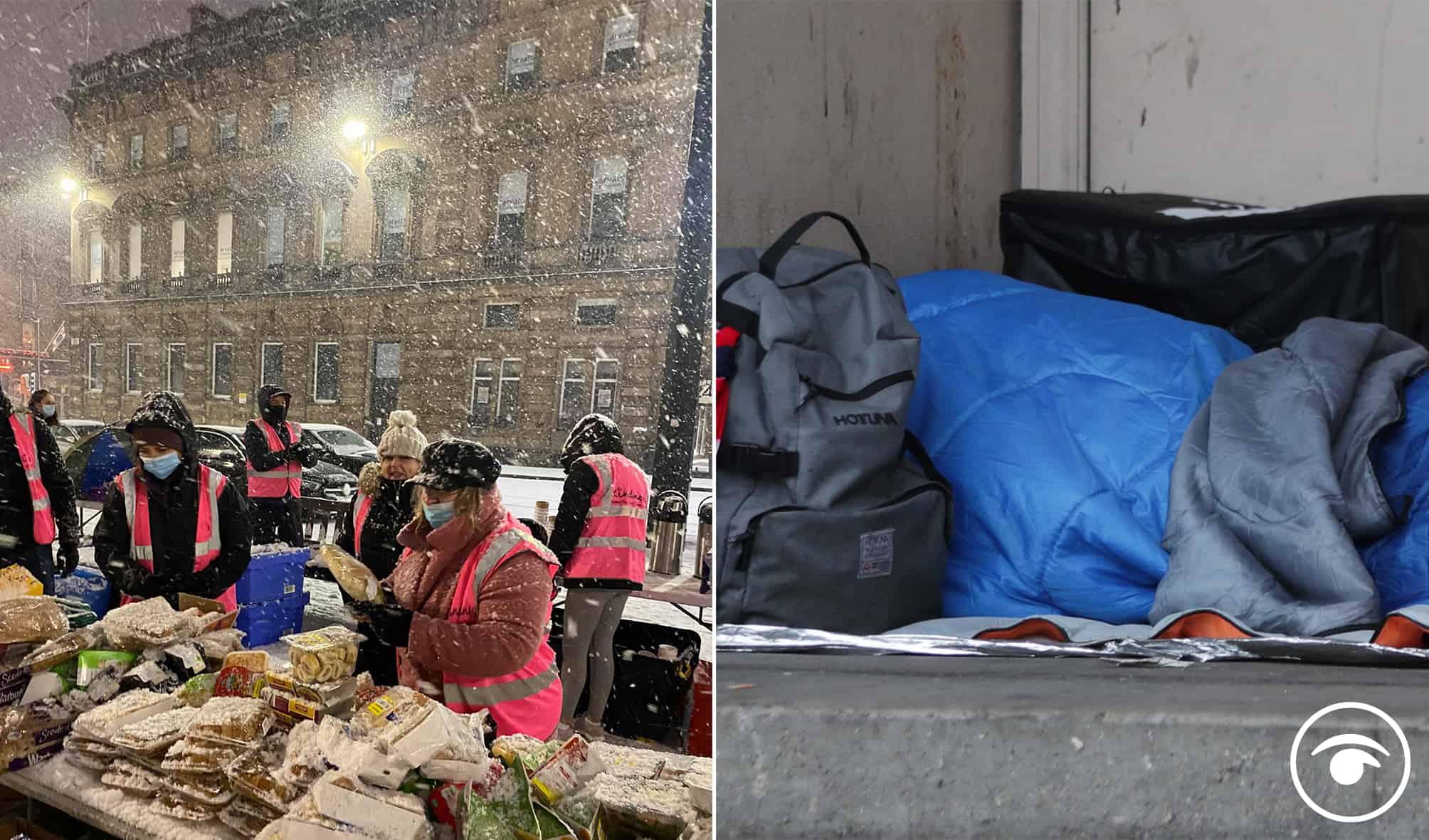 As temperatures plunged to minus 23C human kindness key to helping homeless