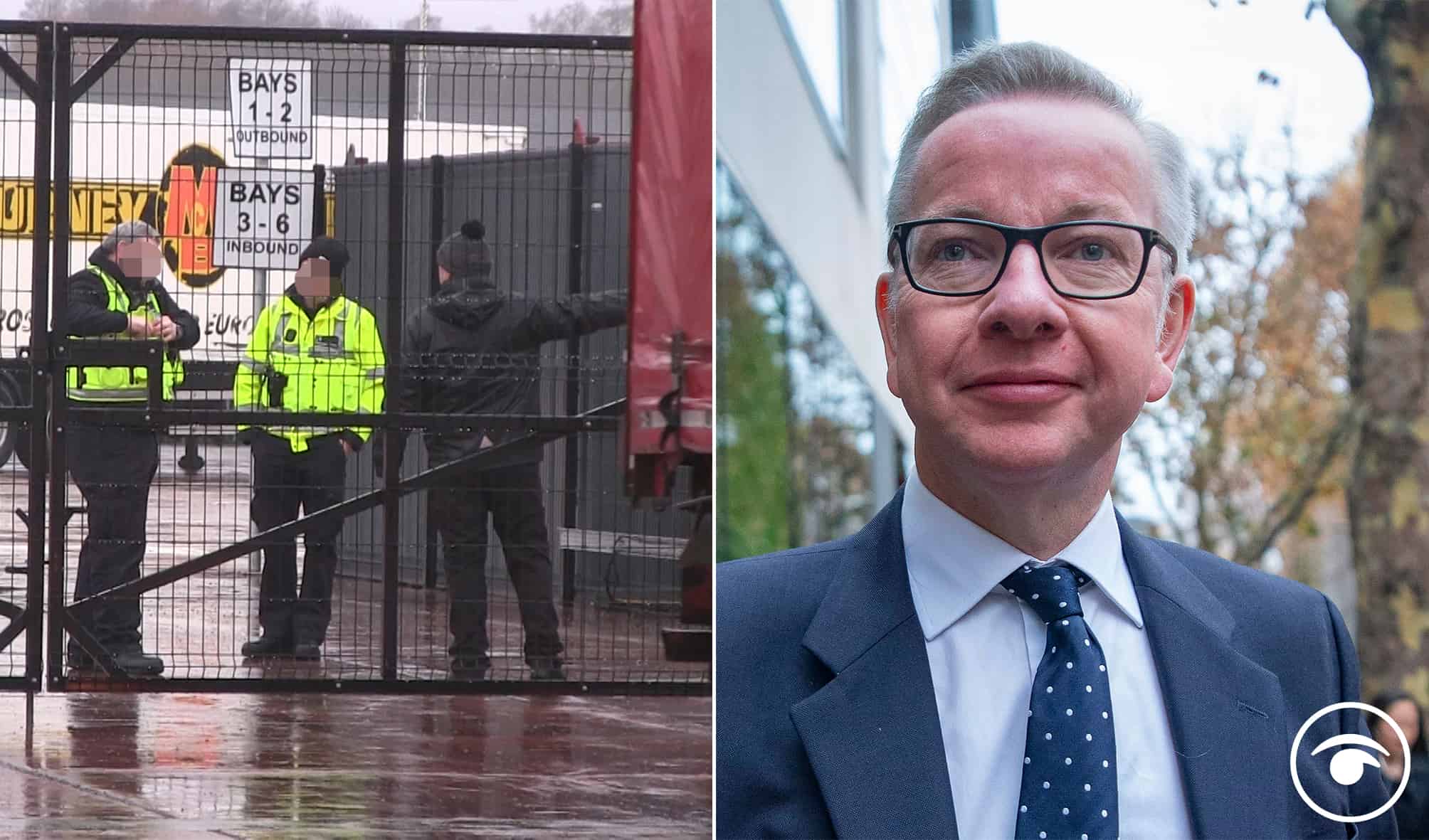 Brexit: Anger at Michael Gove as exports to EU slashed by 68%