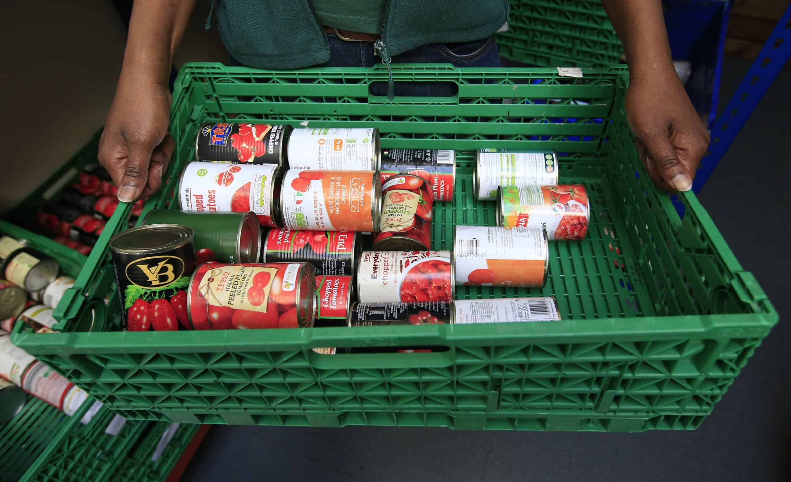 Food bank use ‘well above’ pre-pandemic level, Trussell Trust says