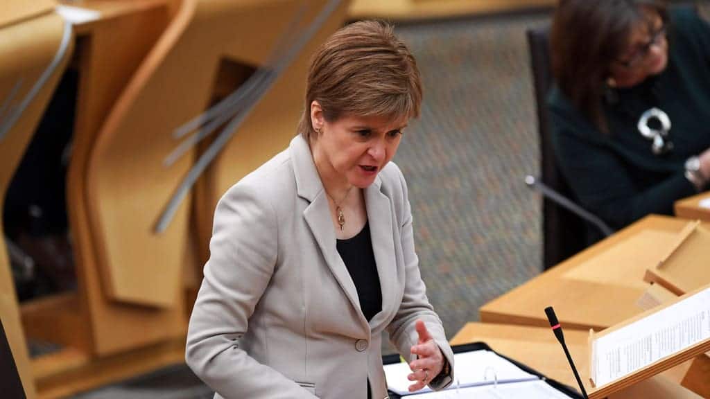 Scotland splits from rest of UK with ‘substantial reopening’ from late April