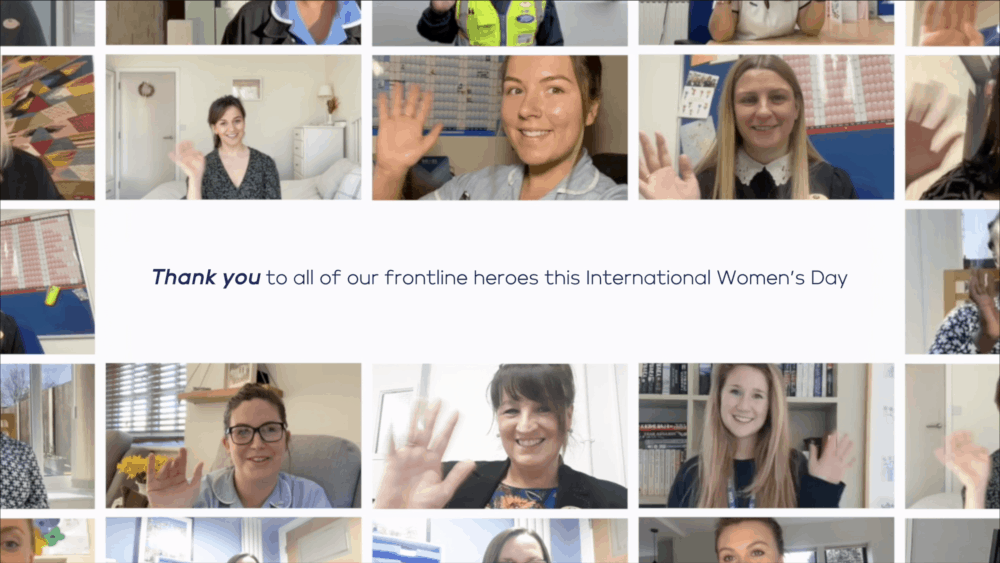 Watch – Emotional video celebrating female frontline heroes during past year