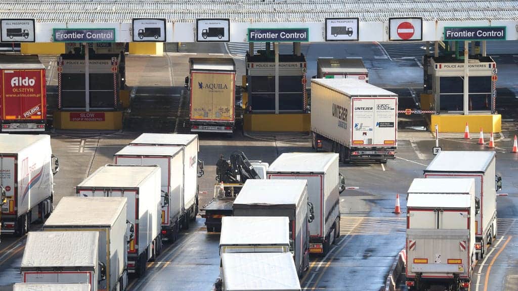 UK economy in turmoil as exports to EU plunge by 41%
