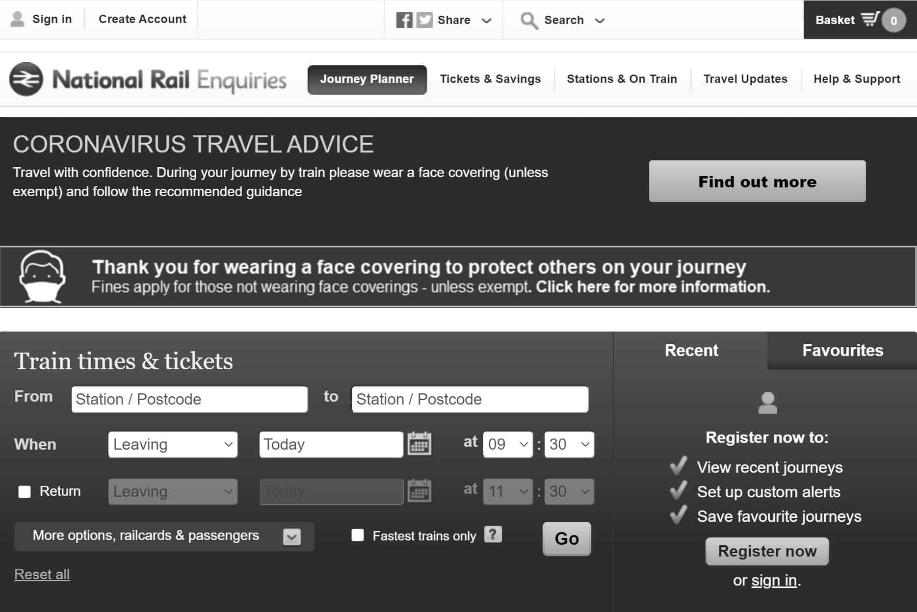 National Rail Enquiries dubbed ‘unusable’ after it turns website grey in honour of Prince Philip