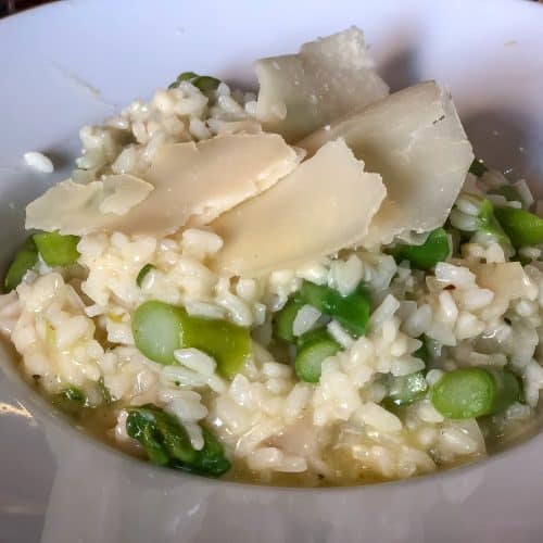 Asparagus risotto recipe photo by Marco Verch : Flickr