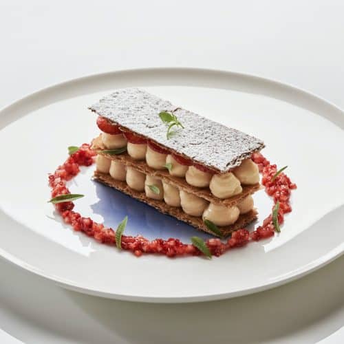 Pied à Terre’s Strawberry Millefeuille recipe
