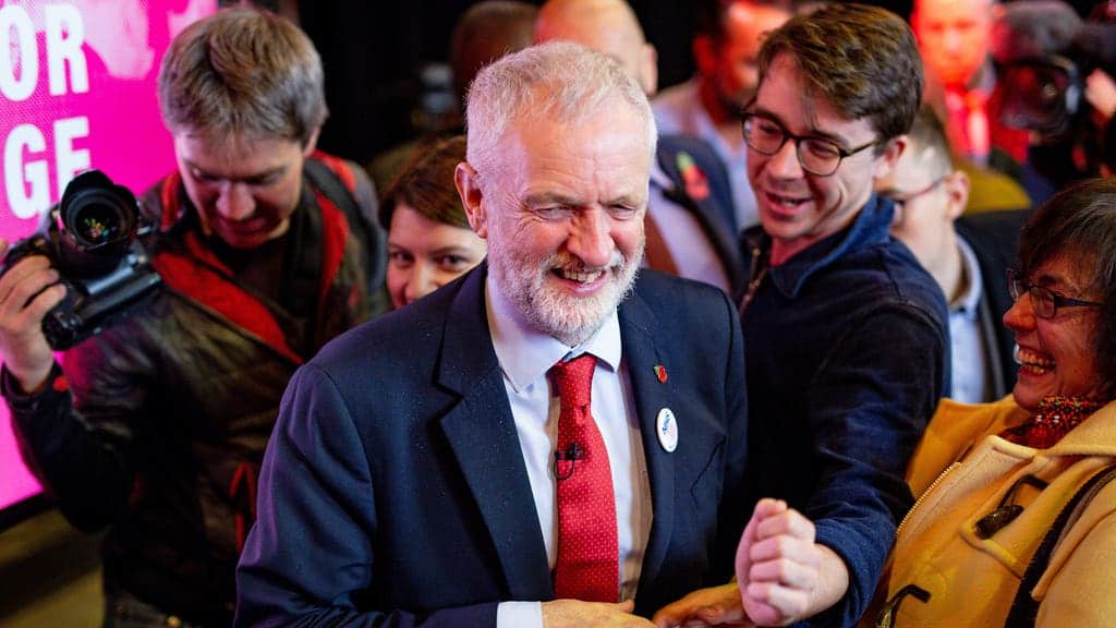 Jeremy Corbyn offered a hero’s welcome in Liverpool