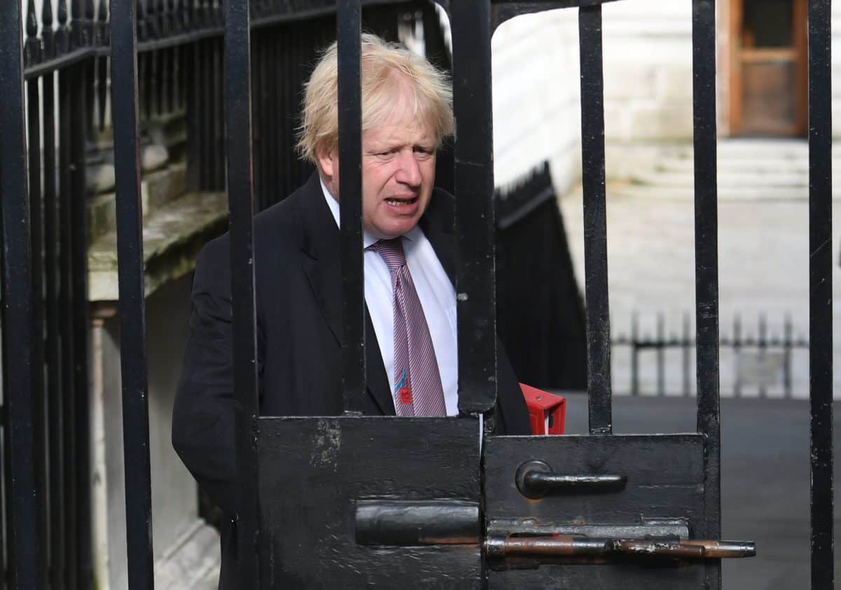 Foreign Secretary Boris Johnson arrives in Downing Street, London, for a Cabinet meeting.