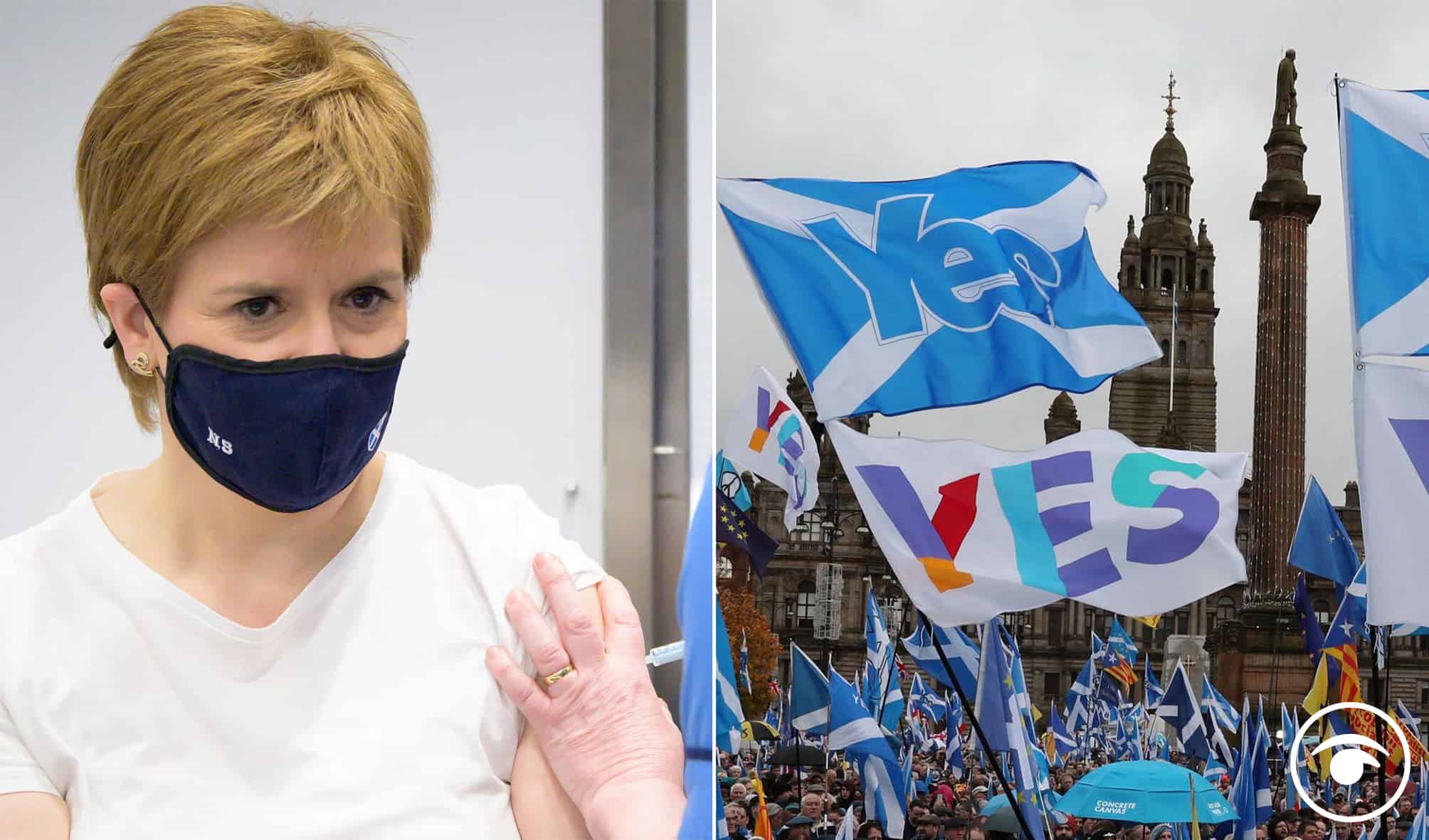 Sturgeon: PM can’t block referendum as she rubbishes claims Scotland could not buy Covid vaccine