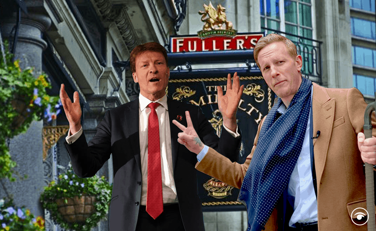 Laurence Fox and Richard Tice to open a pub serving ‘only British food’