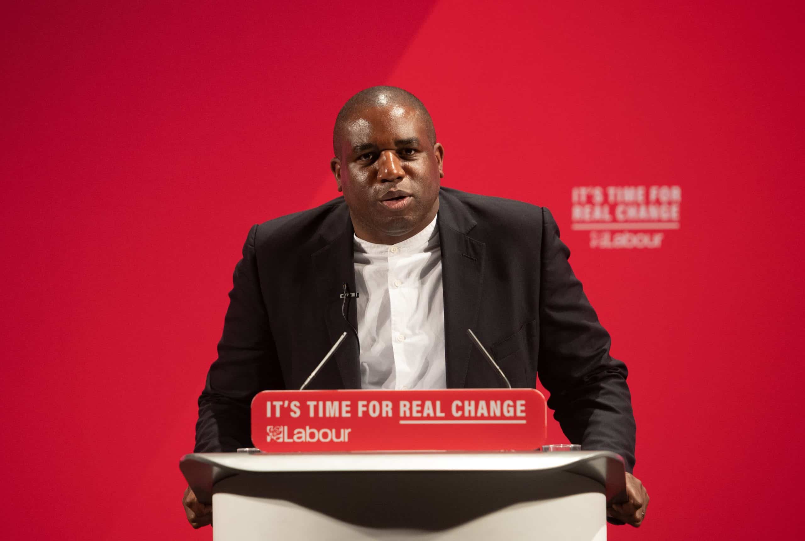 Attack southern ‘Blue Wall’ to ‘forge new coalition’, Lammy urges Starmer