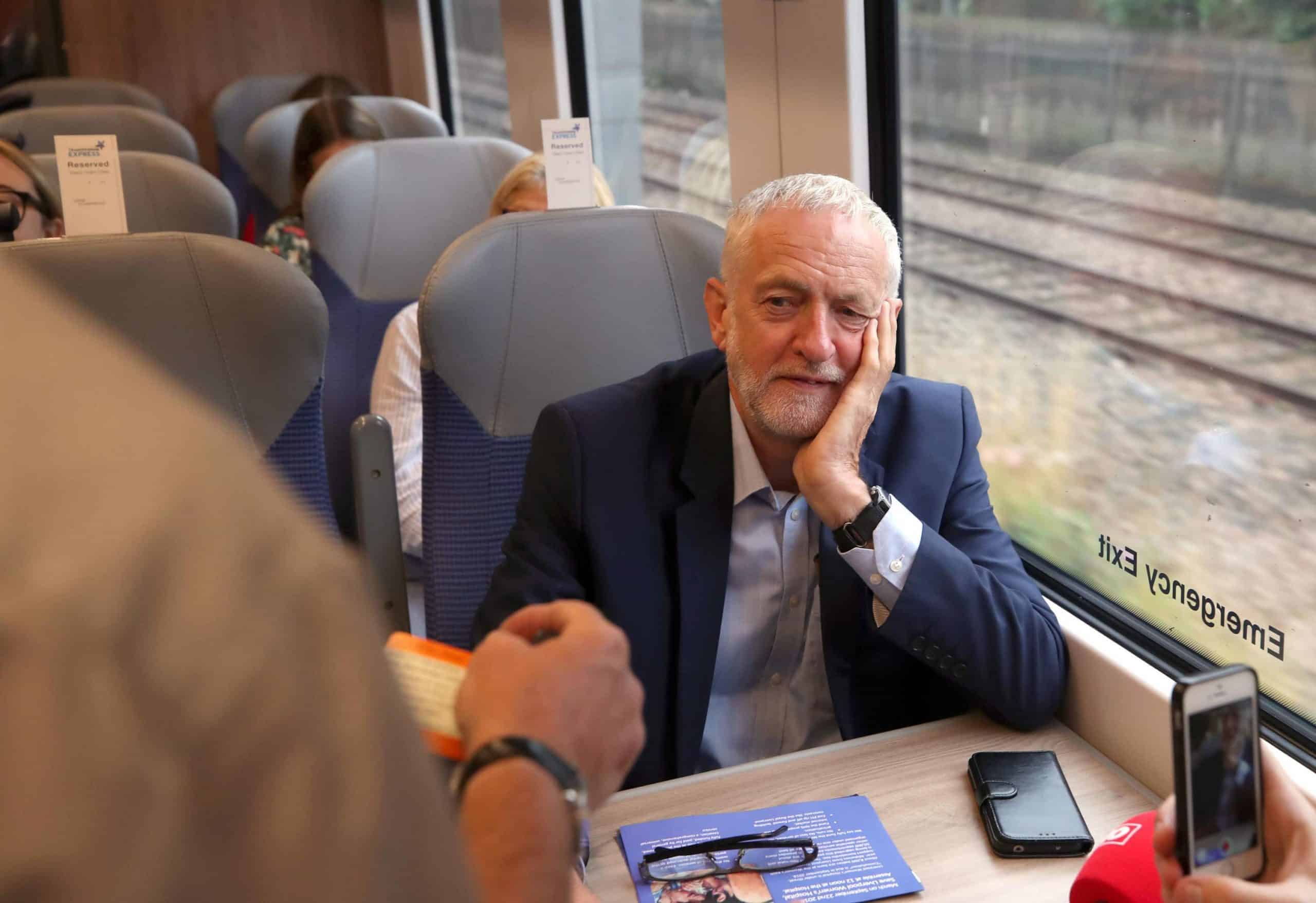 #CorbynWasRight trends after Tories unveil new railway plans