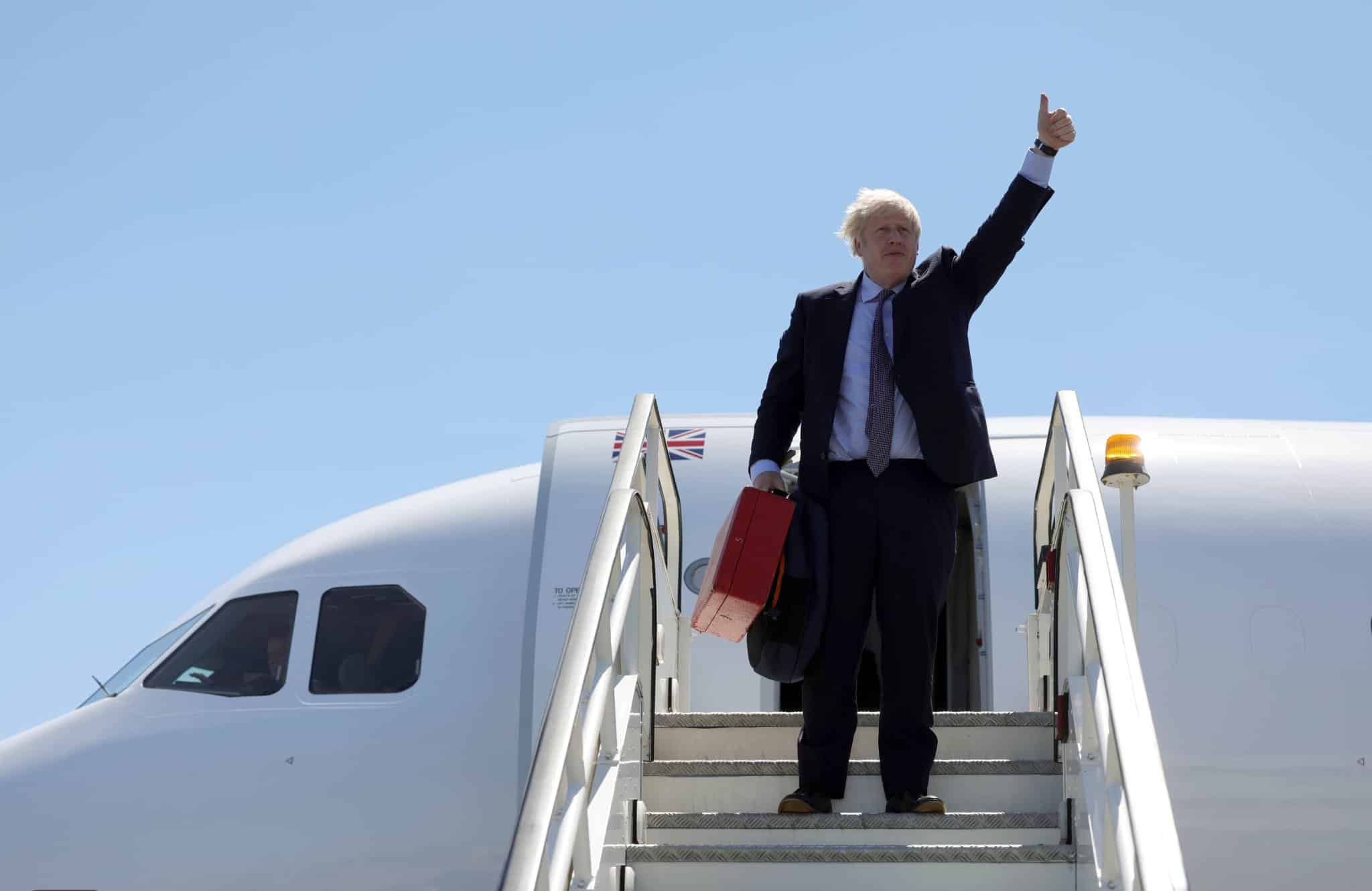 Boris flew to ‘levelling up’ speech on taxpayer-funded private jet
