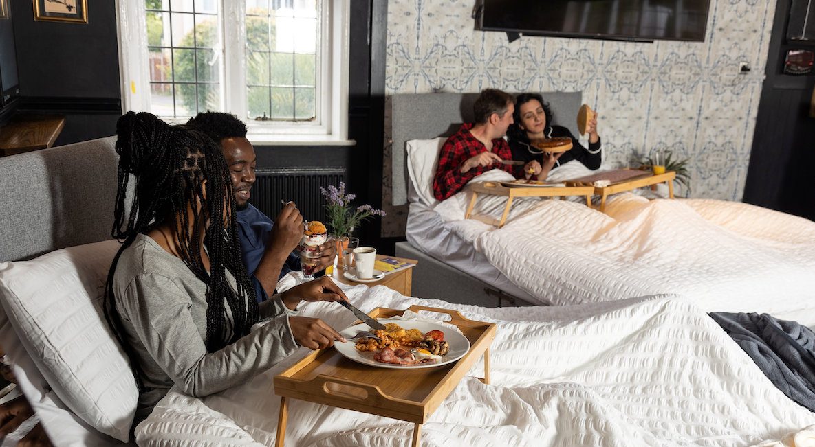 Older generations are too busy at the weekends for breakfast in bed