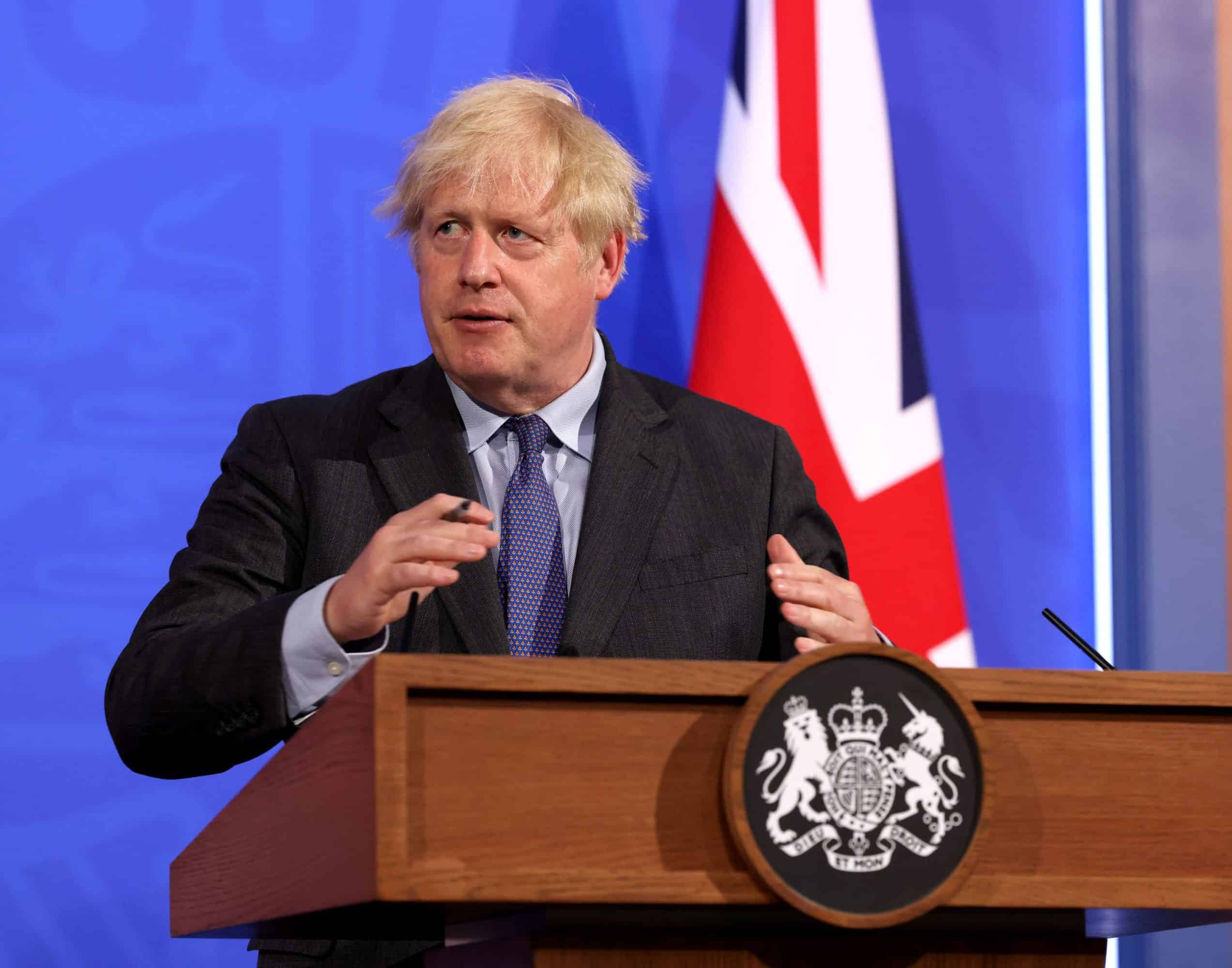 ‘This isn’t even real words’: Reaction to Johnson’s bumbling press conference