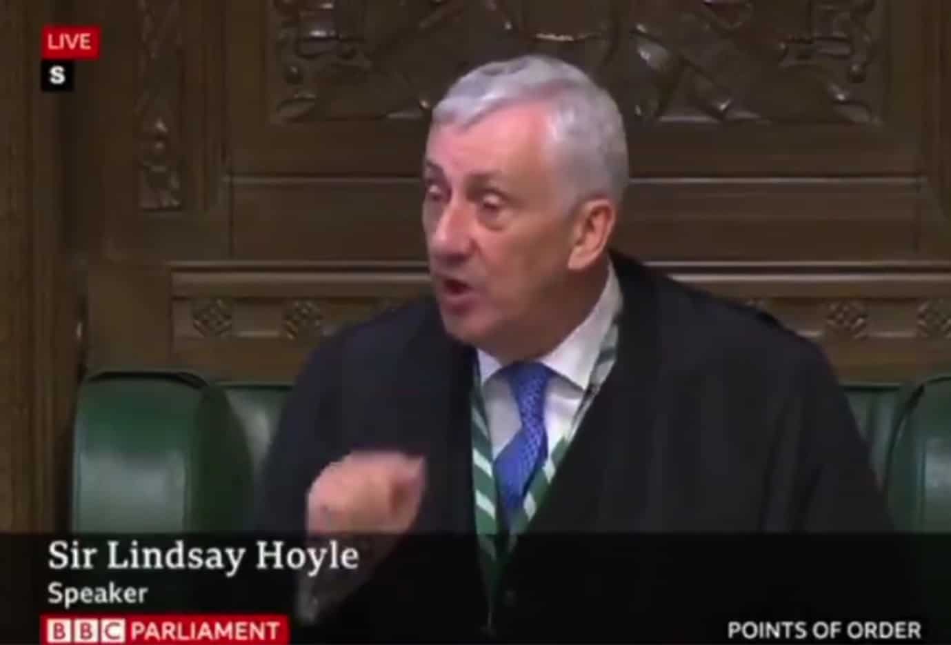 ‘Hoyle comes to the boil’: Speaker hits out at Johnson for ‘running roughshod’ over MPs