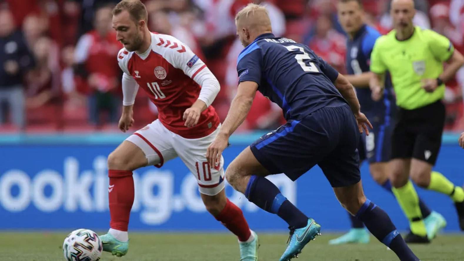 BREAKING: Denmark player Christian Eriksen collapses during Finland match
