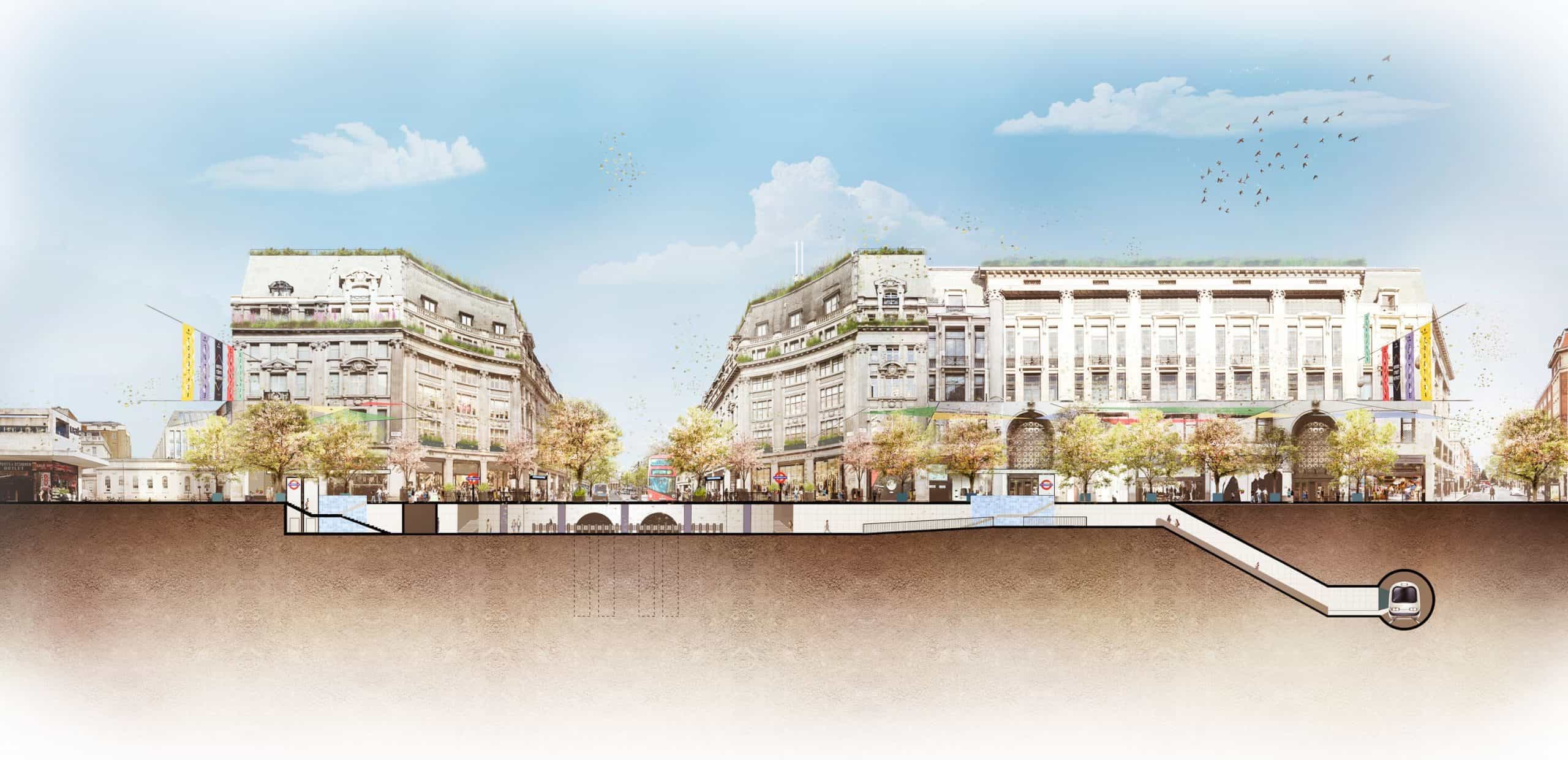 Revealed: Plans to pedestrianise Oxford Circus with two ‘piazzas’