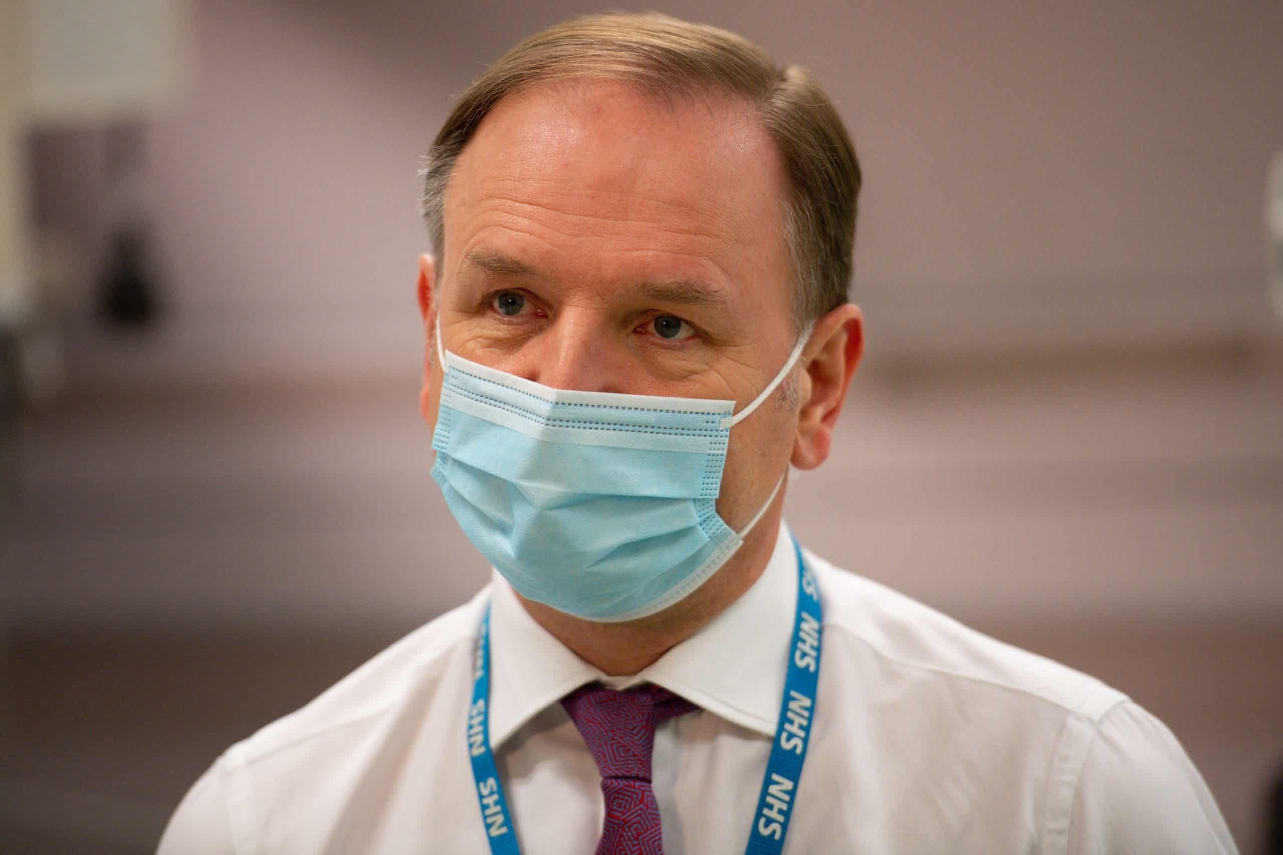 NHS boss refuses to back Hancock in excruciating clip