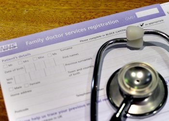 File photo dated 10/09/14 of a registration form and a stethoscope. Nearly half of family doctors surveyed by a medical body said they are tempted to quit working as general practitioners (GPs) due to the impact of the pandemic. Issue date: Monday February 1, 2021.