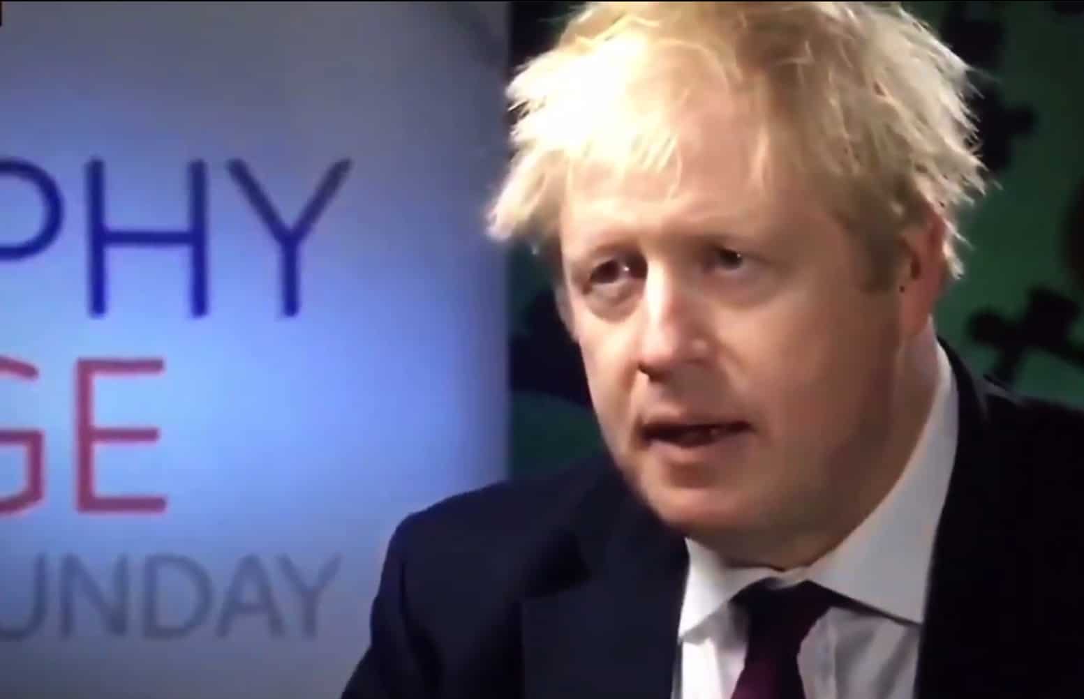 ‘Find you courage BBC’: Clip of Johnson promising seamless trade between GB and NI goes viral