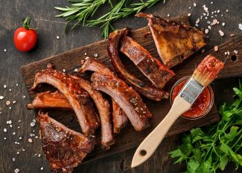 Sticky Mutton Beer Ribs