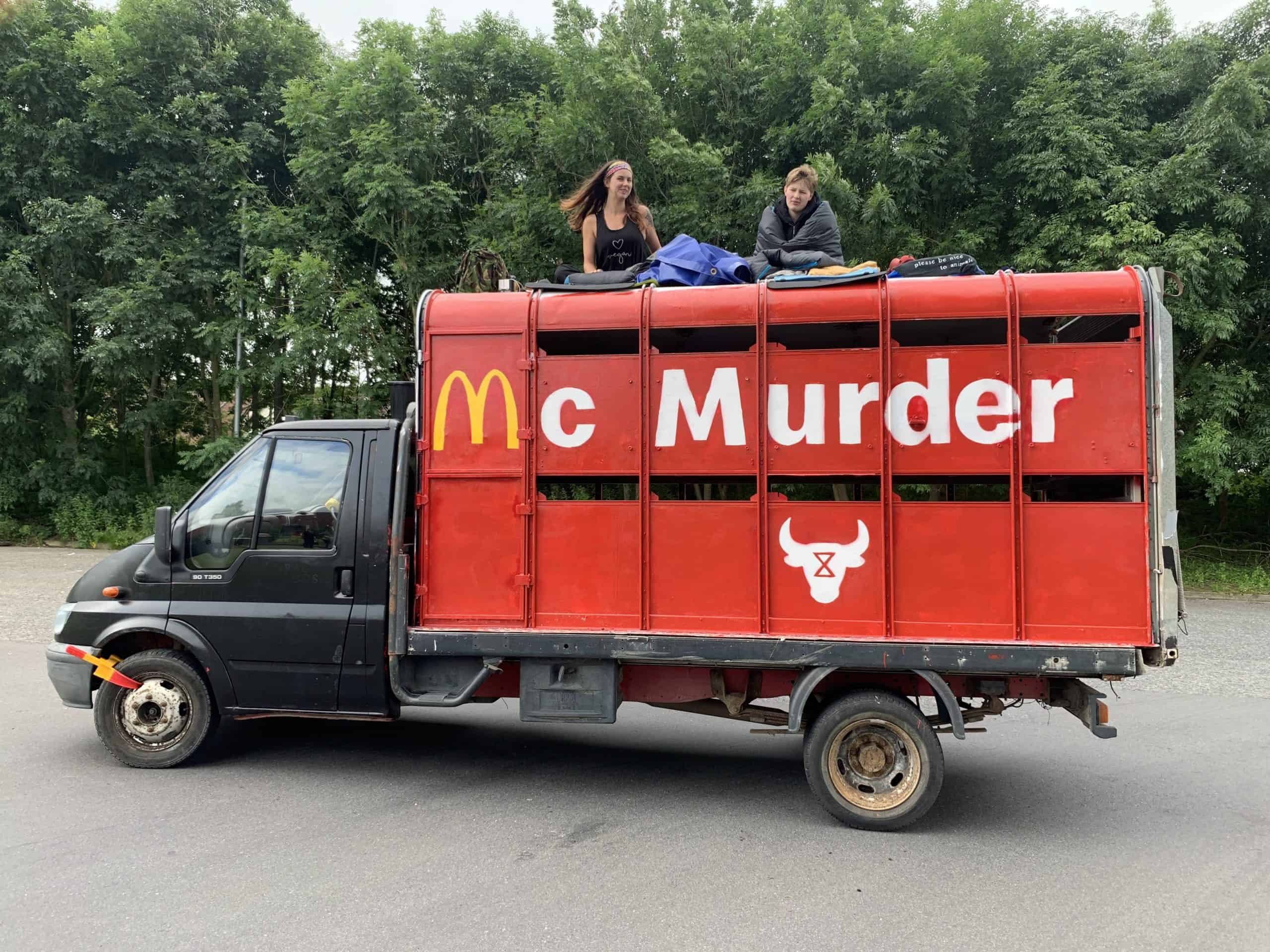 Animal rights protestors blockade ‘only factory in UK’ to produce McDonald’s burgers