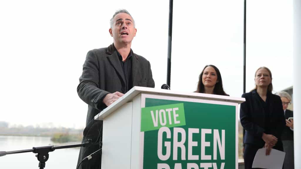 Green Party co-leader steps down, triggering contest